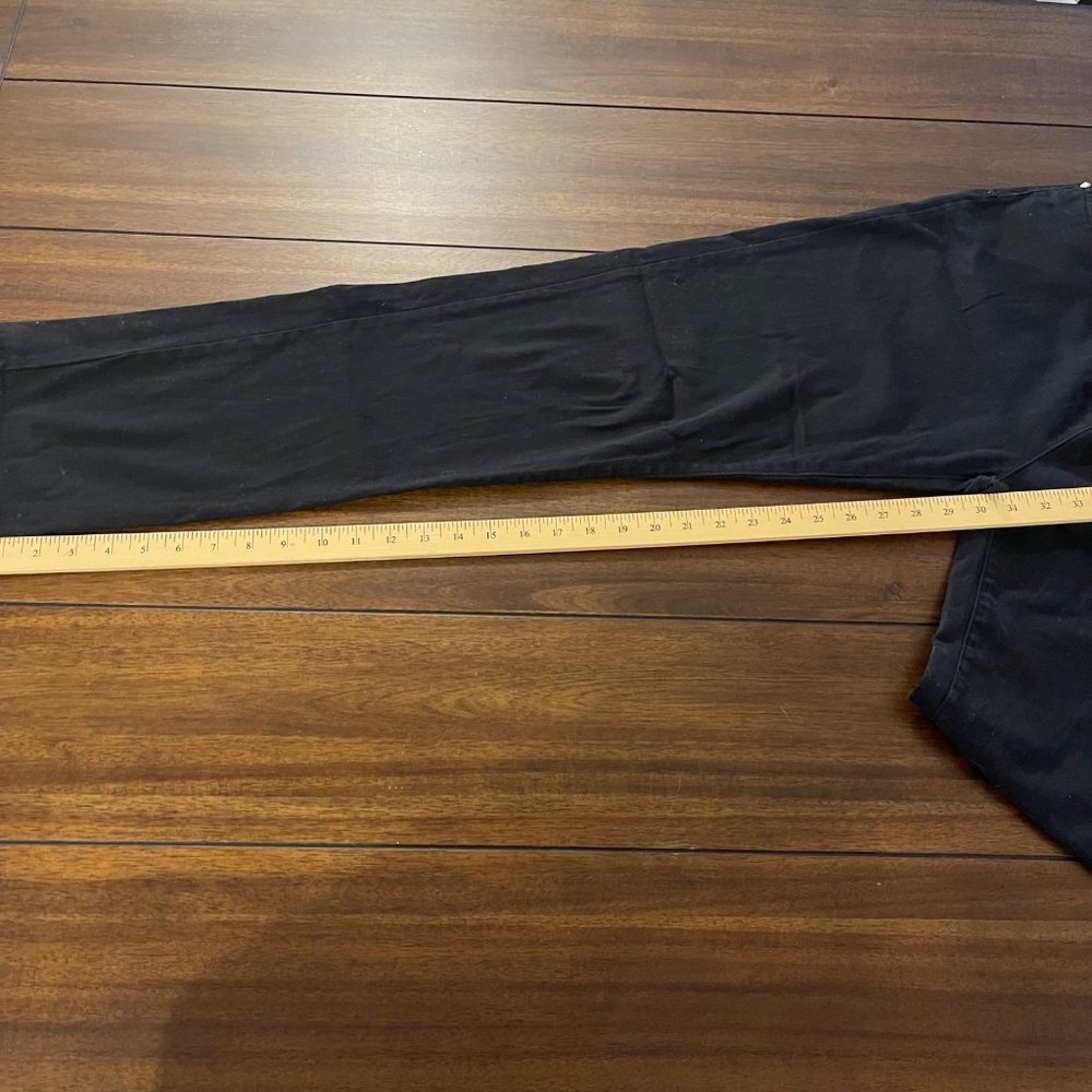 Bogari Women's Skinny Jeans in Black Size 12 gem details 5 pocket - Picture 4 of 13